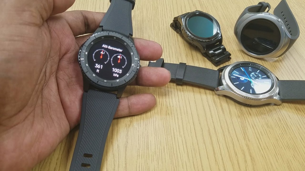 difference between gear s3 and frontier