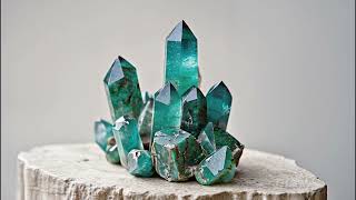 Emerald Phantom Quartz Crystals 💎 Calm the Mind Music 🧘 Hypnosis, Meditation, Peaceful, Relaxing Mix