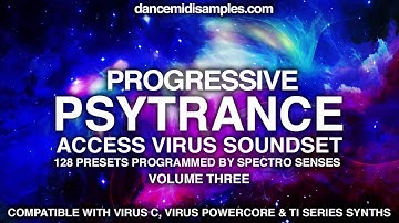 Access Virus Presets: Progressive Psytrance Vol 3