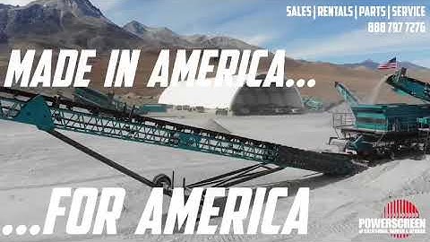 Powerscreen Gladiator rocking out!