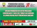 Upacara peringatan detik  detik proklamasi kemerdekaan ri ke77  pemkab sumedang hutri77