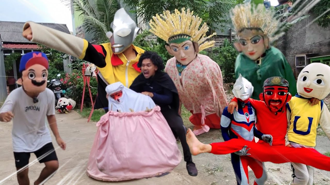 Ondel-Ondel Betawi | Badut Lucu Boboy Menjadi Ultraman Dadakan | Drama Ondel Bocil