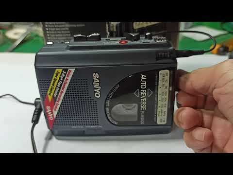 早期SANYO M-1880F卡帶&自動迴帶型收.錄音隨身聽Show...