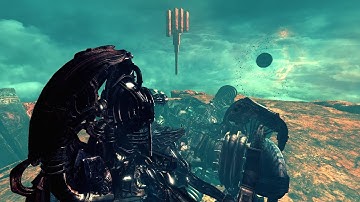 Unreal Tournament 3 [UT 3] map CTF-Biomechanical_Larva (Moloch Pack 2018) HD