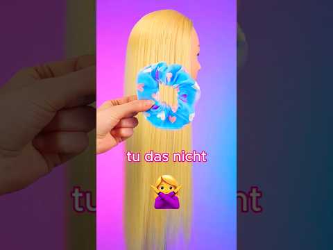 Voluminöser Pferdeschwanz Hack 🤯🩷 #hack #frisur #frisuren #frisurentutorial #haartutorial #shorts