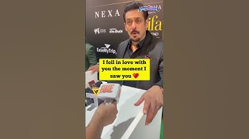 Bekijk: Salman Khan wijst huwelijksaanzoek af op IIFA-evenement | IIFA Awards 2023 | #shorts #vir...
