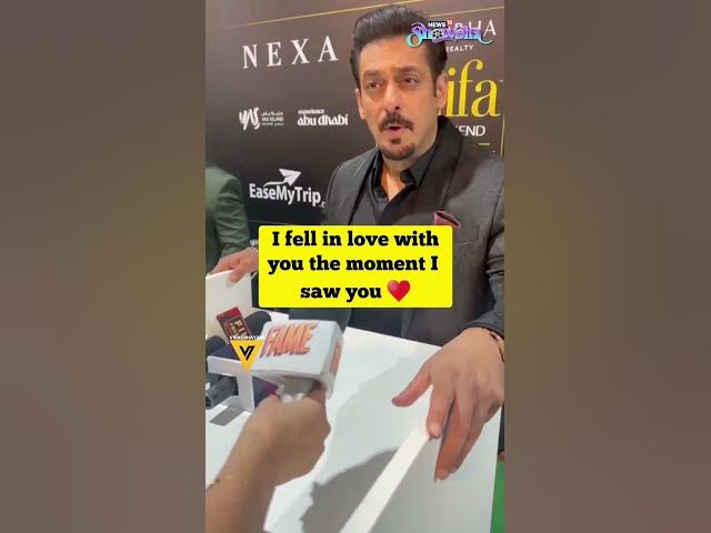 Watch: Salman Khan Reject Marriage Proposal At IIFA Event | IIFA Awards 2023 | #shorts #viralvideo