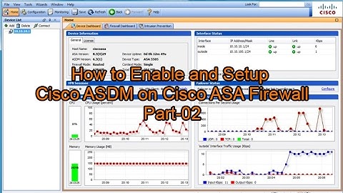 How to Enable and Setup Cisco ASDM on Cisco ASA Firewall_P02