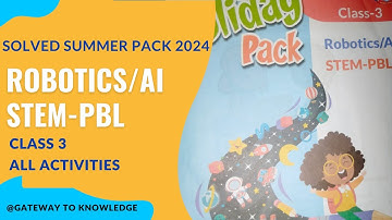 Allied school Summer pack class 3 Robotics AI| STEM-PBL