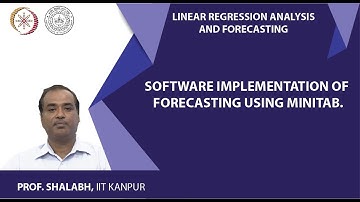 Software Implementation of Forecasting using MINITAB.