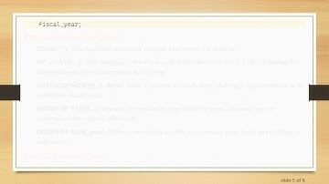 How to Count Dates Between Fiscal Years in SQL
