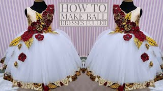 HOW TO MAKE KIDDIES BALL DRESSES FULLER screenshot 3