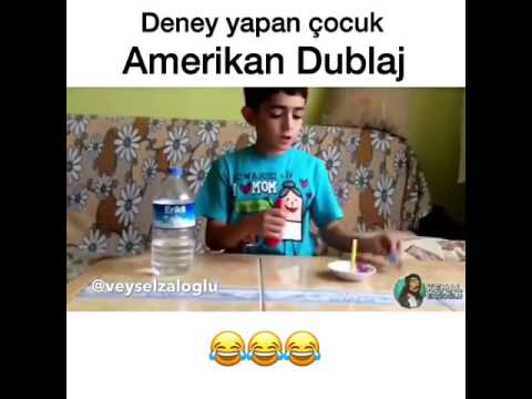 Evde deney yapan çocuk   Amerikan dublaj  Veysel Zaloğlu