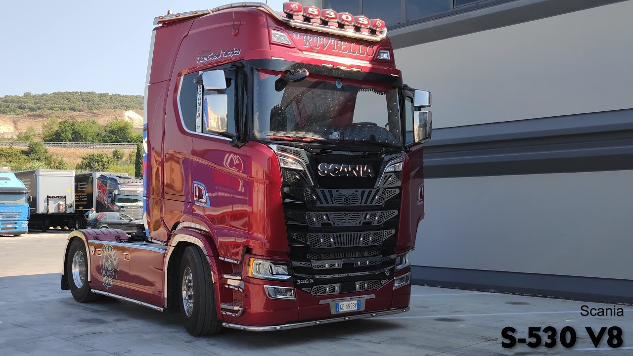 4k - Scania Truck 530-S V8 Next Generation - F.lli Riviello - Exterior  Design! 