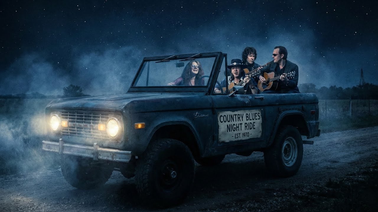 Janis Joplin × SRV × Gary Moore × Bonamassa | Country Blues Night Ride Atmosphere