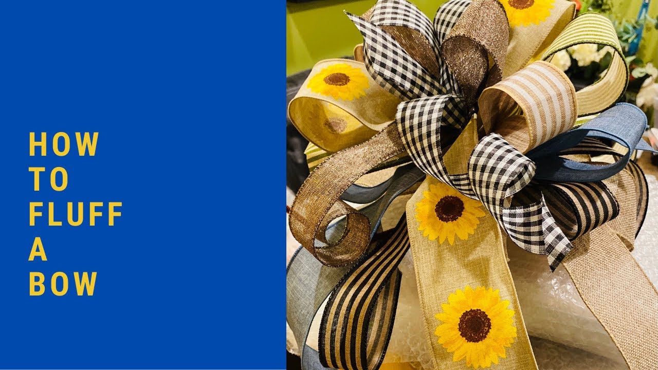 How to Fluff Our Bows YouTube