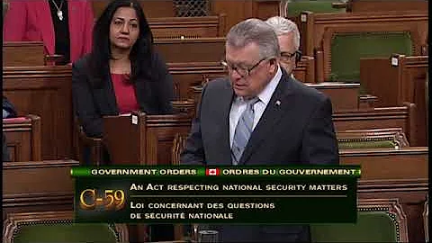 Speech in House of Commons on Bill C-59