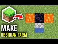How To Make Infinite Obsidian Farm In Minecraft - Step By Step