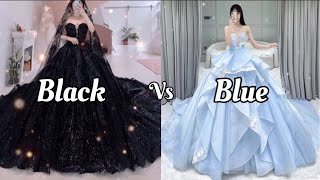 Hey my Cuties today topic is black vs blue and it is my first video in which I have recorded myvoice
