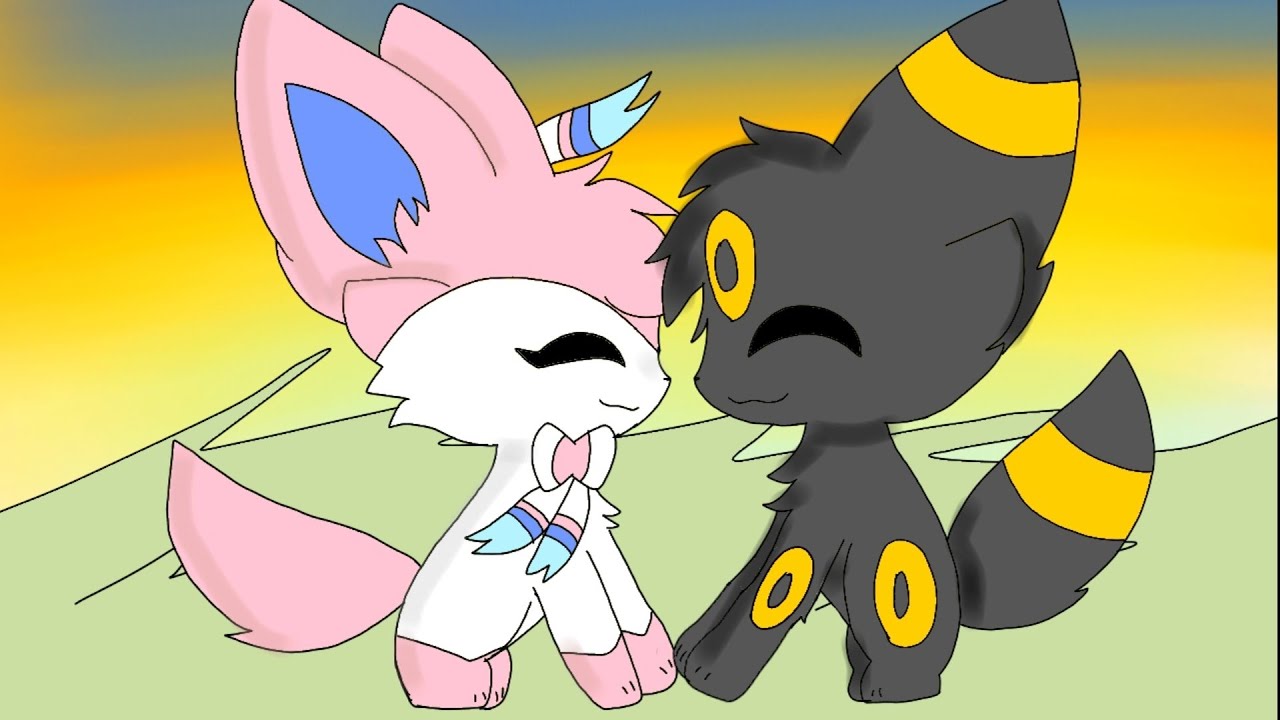 Sylveon x Umbreon e Espeon x Jolteon || Mini filme || Animation ~ Flipaclip
