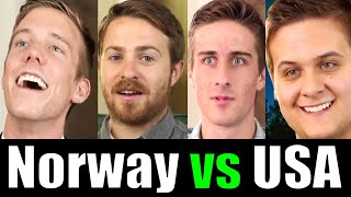 Living in Norway vs Living in the USA // Americans REACT to life in Norway!