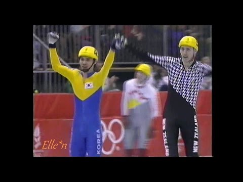 Winter Olympic Games Albertville 1992 - 1/2 finals 1000 m Lee, McMillen, Kim, Blackburn, etc