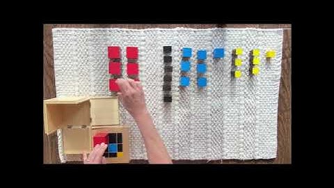 Montessori Trinomial Cube Tutorial
