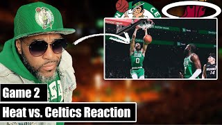 The Heat vs Celtics Game 2 Reaction 👀 | NBA Playoffs 2024