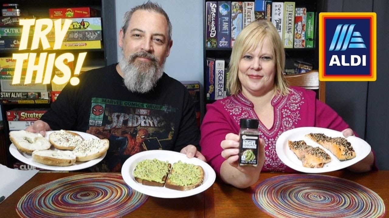 ALDI EVERYTHING BUT THE BAGEL SEASONING TASTE TEST YouTube