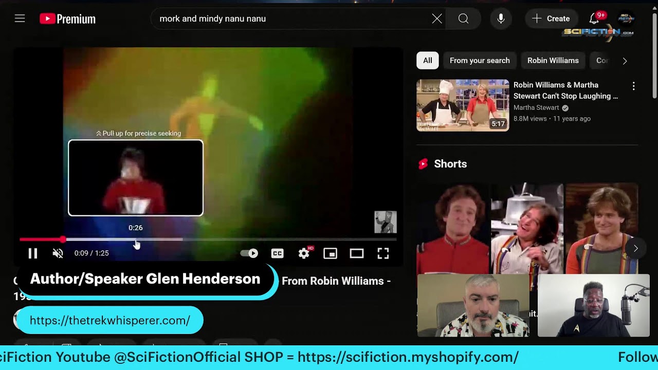 SciFiction Broadcast / conversation with author/speaker Glen Henderson