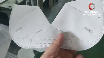 Durable semi automatic KN95 face mask body making machine mask slicier KN95 medical mask production