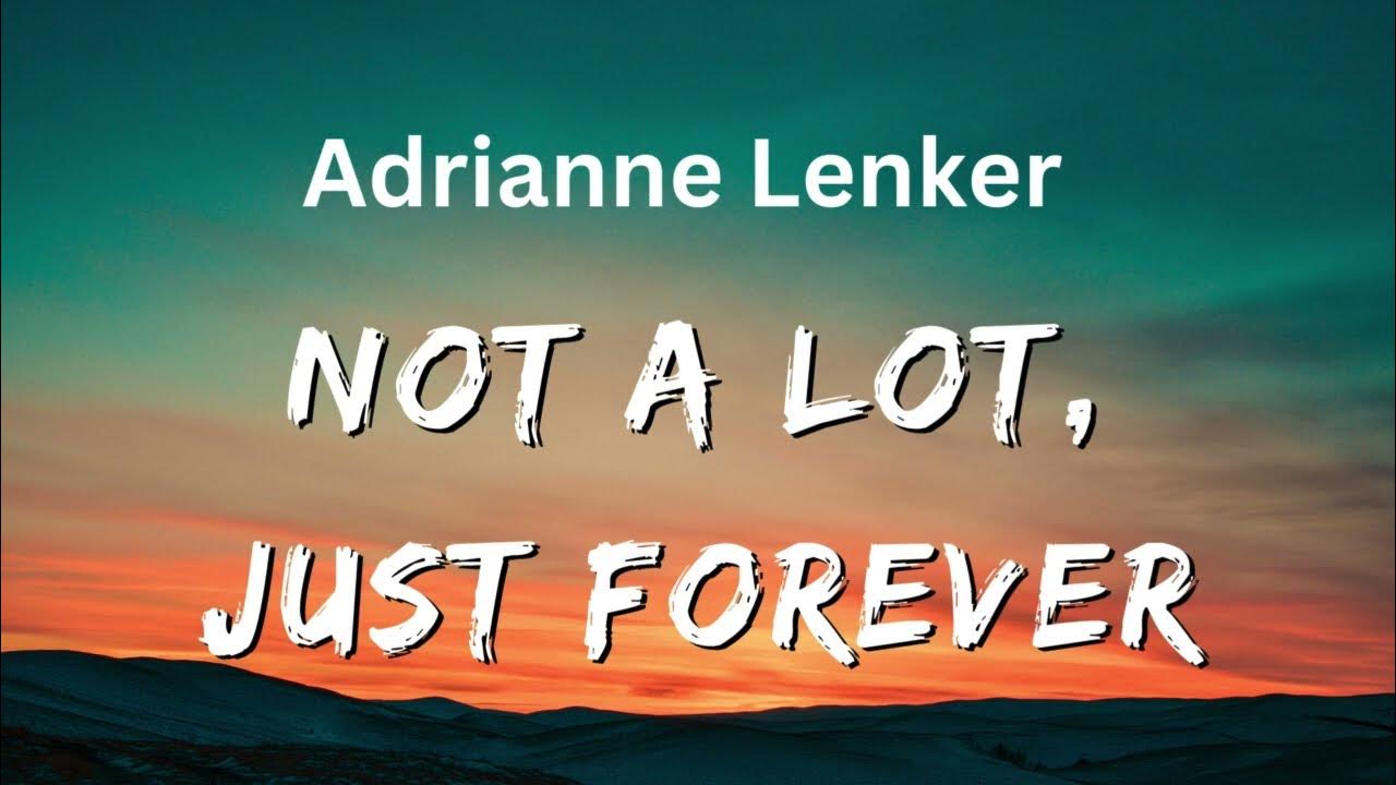 NOT A LOT JUST FOREVER_Adrianne Lenker(lyrics) YouTube