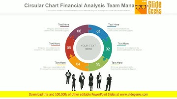 Puzzle Pie Chart With Team For Financial Analysis Powerpoint Slides