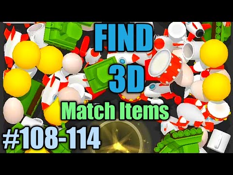 #find3dmatchitems #gameradesh Find-3D Match Items | Android Gameplay | Gamer Adesh | Level 108-114