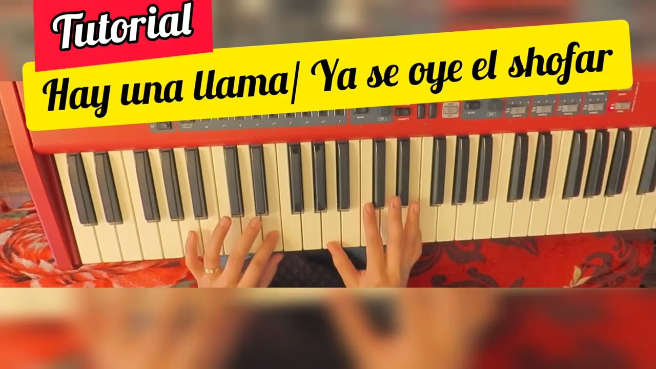 Tutorial Hay una llama🔥((Fuegoo)) / Ya se oye el shofar /Facil 4