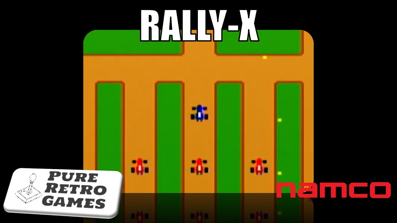 Rally-X - Namco 5 in 1 [1980] - High-speed chases and collecting flags ...