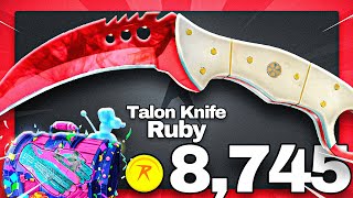 CLOWN CASE ON ROLL IS SO GOOD.. TALON RUBY UNBOXING ($16,000 JACKPOT!)