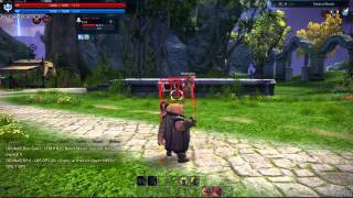 TERA - Archer vs Castanic aiming at 18m range