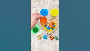 Reverse Color Sorting ASMR #shorts #marblemeg #asmr