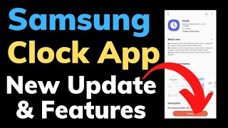 Samsung Clock App New Update and Features 2022 screenshot 2
