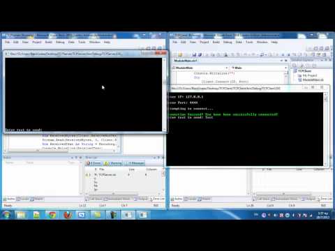 TCPClient and TCPServer