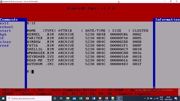 [Prévia] Sistema de arquivos FAT16 e Interpretador de comandos pela Interface do Shell no KiddieOS