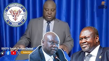 Furious! SPLM IO Deputy Chair Oyet Rejects His Party