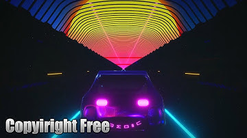 Synthwave Tunnel Loop Stock Video/VJ loop Copyright Free