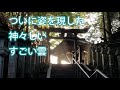 神社巡りでついに現れたすごい雲