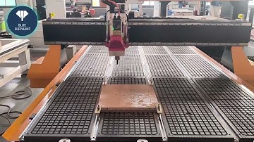 Blue Elephant 1530 ATC cnc router machine test video for Japan customer