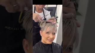 Absolutely gorgeous pixie with shaved sides and back