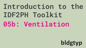 IDF2PH: 05b Ventilation