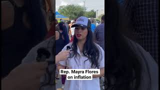 Rep. Mayra Flores thanks LIBRE for our work, and discusses the impact of inflation in her community.
