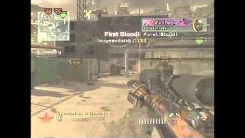 MW2 RANDOM 360 THROWING KNIFE GAME WINNING KILL